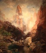 Thomas Moran Mist in Kanab Canyon USA oil painting artist
